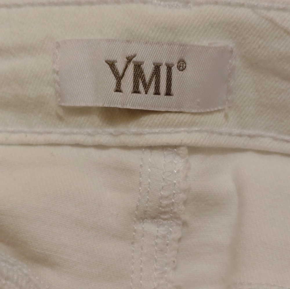 YMI White Flared Women's Jeans - Picture 3 of 4